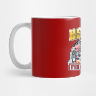 Cartoon Fire Truck Mug